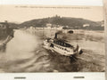Carte postale ancienne Vienne Quartier Saint-André-le-Bas bateau vapeur Rhône CP