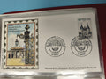 Enveloppe premier jour Nancy FDC illustration grille dorée timbre 2,20 FR