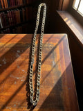 Collier vintage plaqué or gros maillons rétro chaîne dorée élégante