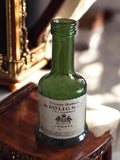 Mignonette vintage Prince Hubert de Polignac Cognac, bouteille verte ancienne