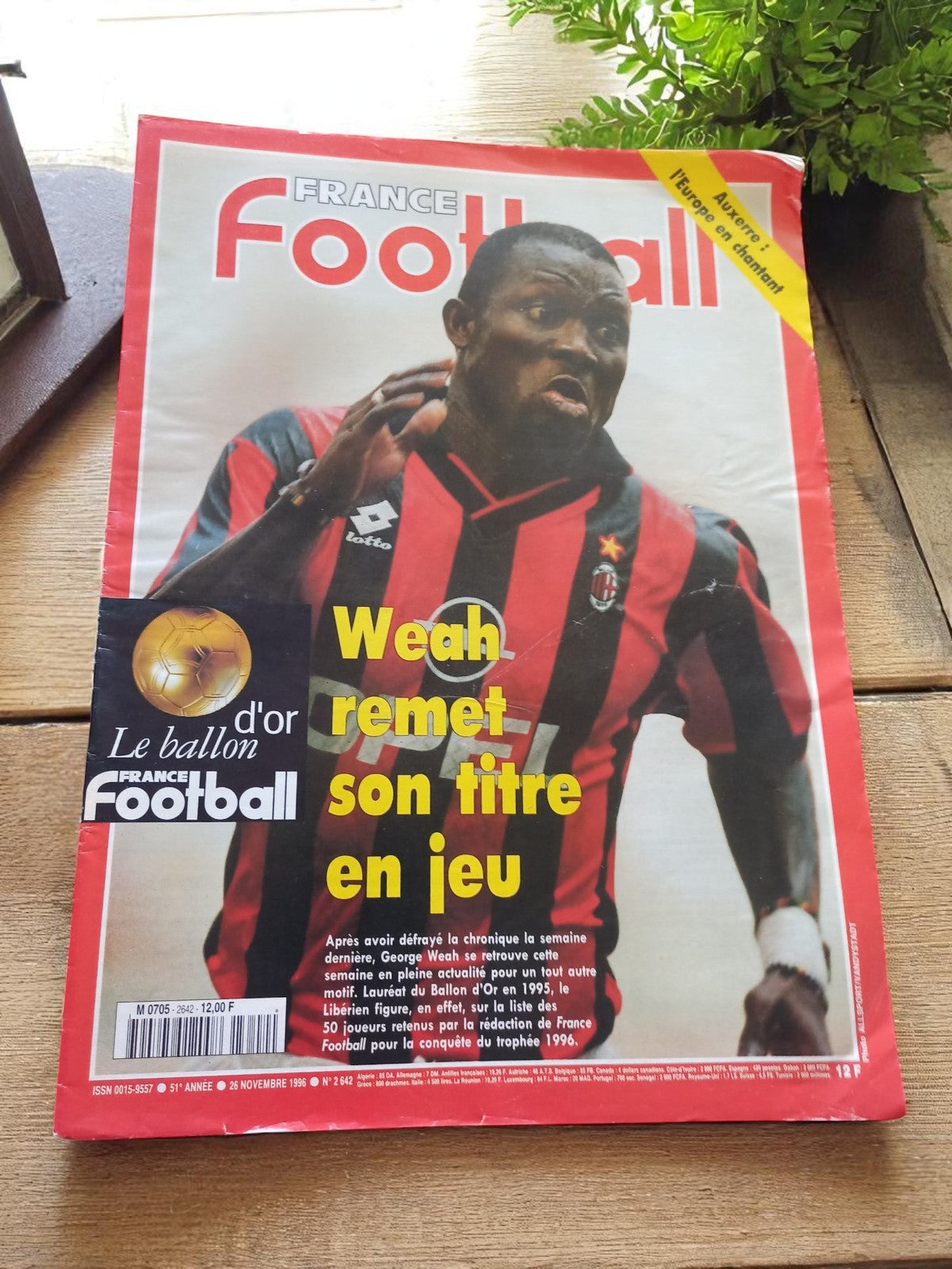 Magazine France Football Vintage  - Numéro Ancien Collector