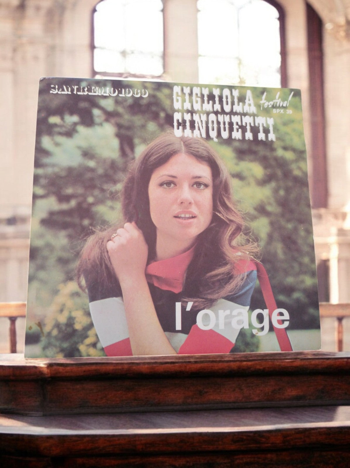 Vinyle 45T Gigliola Cinquetti l’orage – chanson italienne vintage pochette photo
