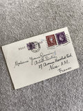 Lettre affranchie timbres Royaume-Uni 1961 oblitération Southport philatélie