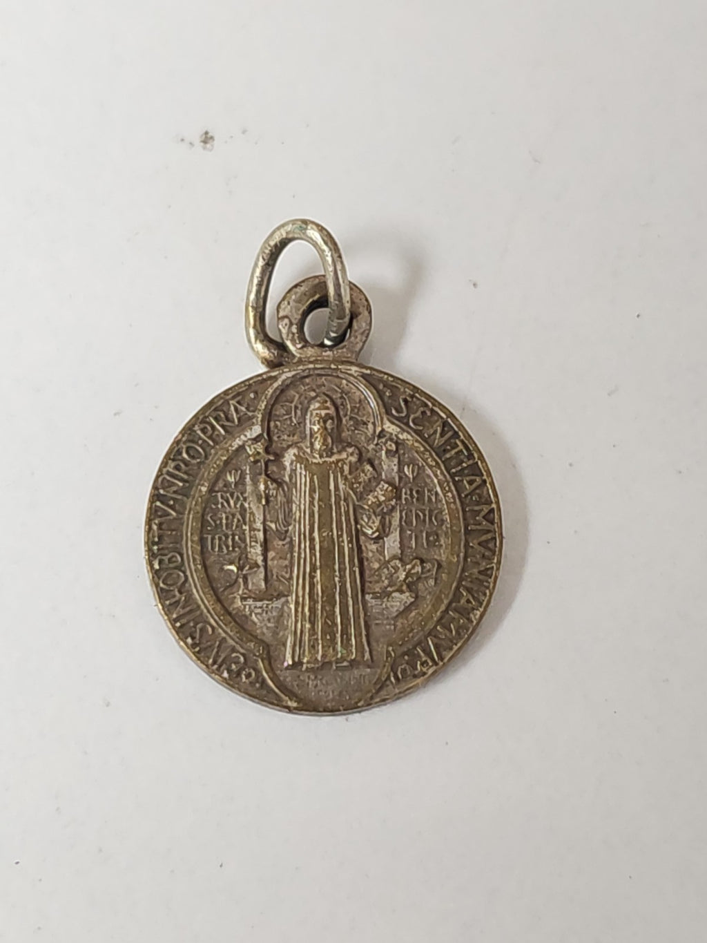 Ancienne médaille religieuse catholique vintage rétro pour collectionneur