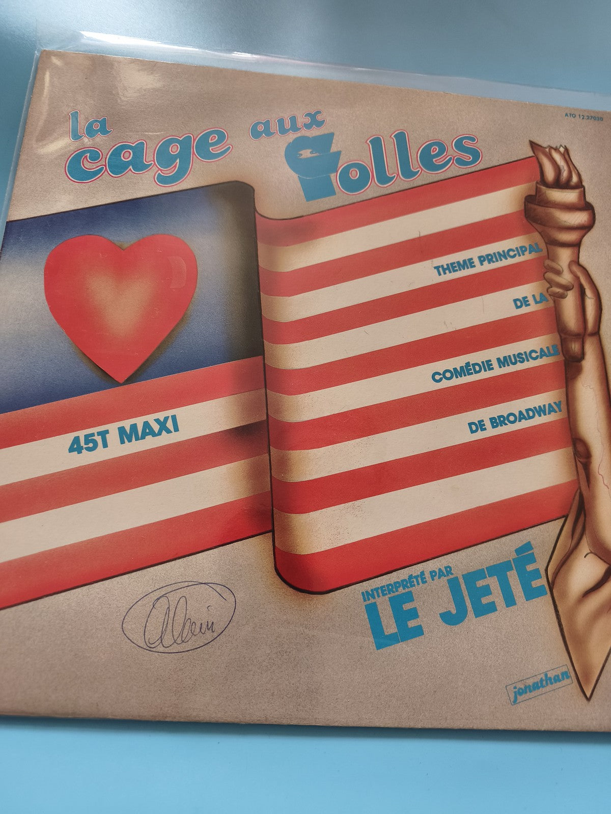 Vinyle 33 tours rétro La Cage aux Folles ancien disque vintage comédie musicale