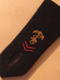 Épaulette marine ancienne militaire insigne ancre chevrons vintage