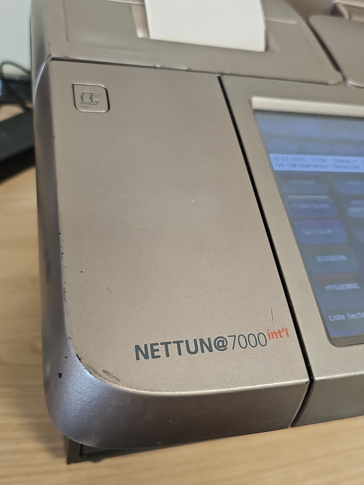Caisse enregistreuse tactile Olivetti Nettun 7000 HS, écran, tiroir, pièces déta