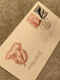 Carte Premier Jour Tchécoslovaquie 1955 Spartakiade timbres oblitérés philatélie