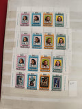 Timbres Mongolie Intercosmos cosmonautes blocs neufs thématique spatiale