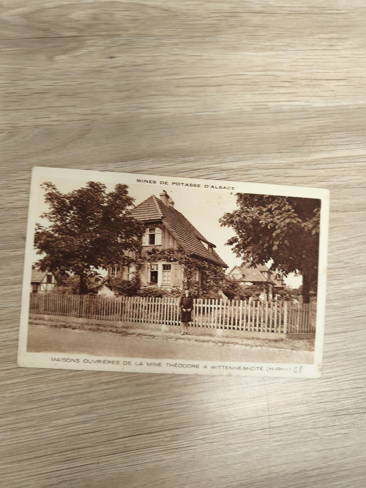 Ancienne CPA Mines de Potasse d?Alsace Maisons Ouvrières Wittenheim vintage