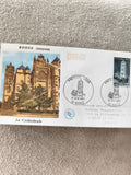 Lettre premier jour Rodez cathédrale 1967 FDC philatélie ancien cachet