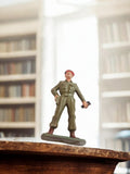Figurine militaire ancienne Starlux vintage – soldat béret rouge rétro armée