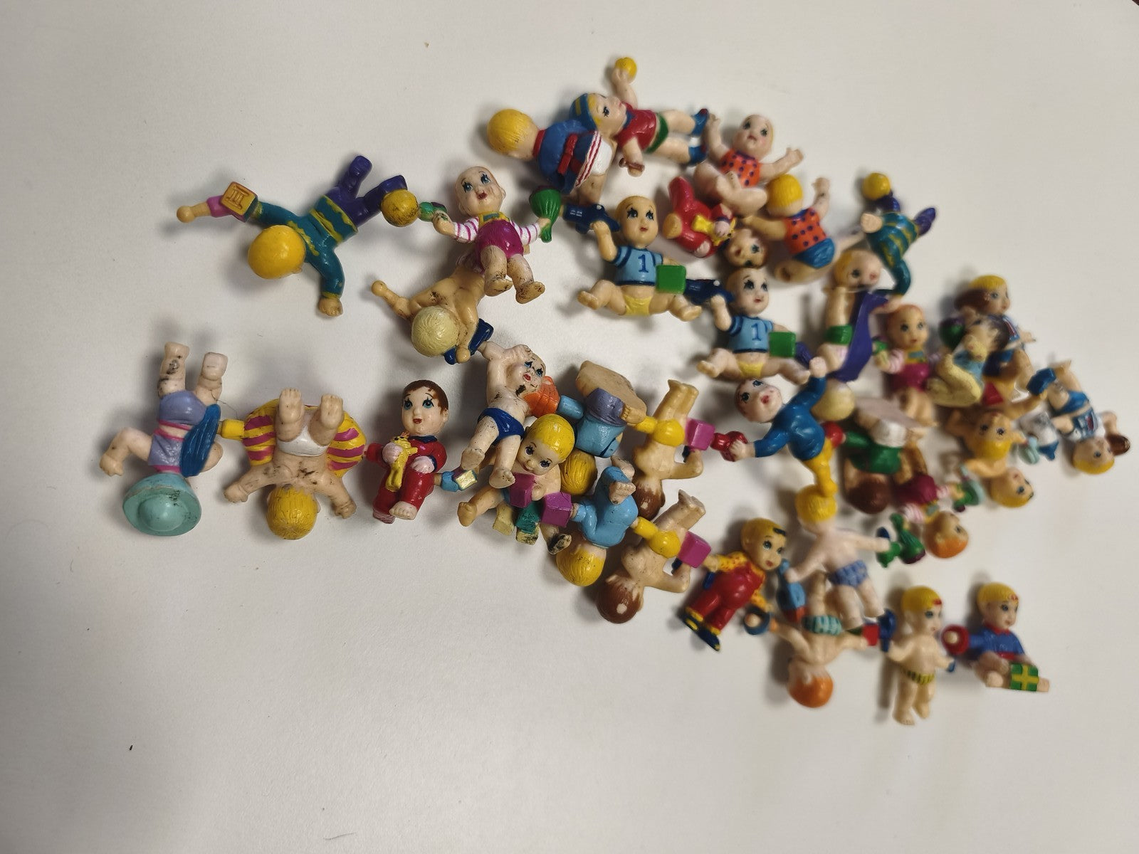 Jouet ancien mini bébés Idéal vintage rétro poupées miniature collection rare