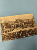 Ancienne carte postale animée théâtre antique, Beziers Les Esclaves, rétro