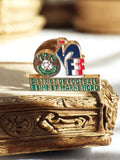Pin's vintage District Football Seine et Marne Nord FFF coq émaillé
