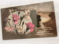 Carte postale ancienne Les Fleurs du Souvenir illustration fleurs CPA vintage