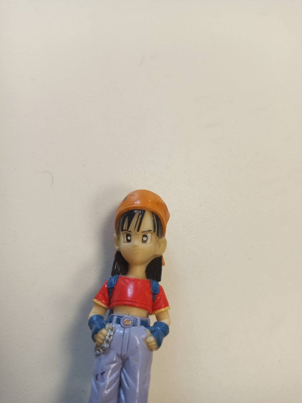 Figurine Dragon Ball GT Pan vintage rétro, jouet ancien, socle noir