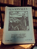 Revue Les Annales 1er août 1928 ancien journal vintage rétro presse France