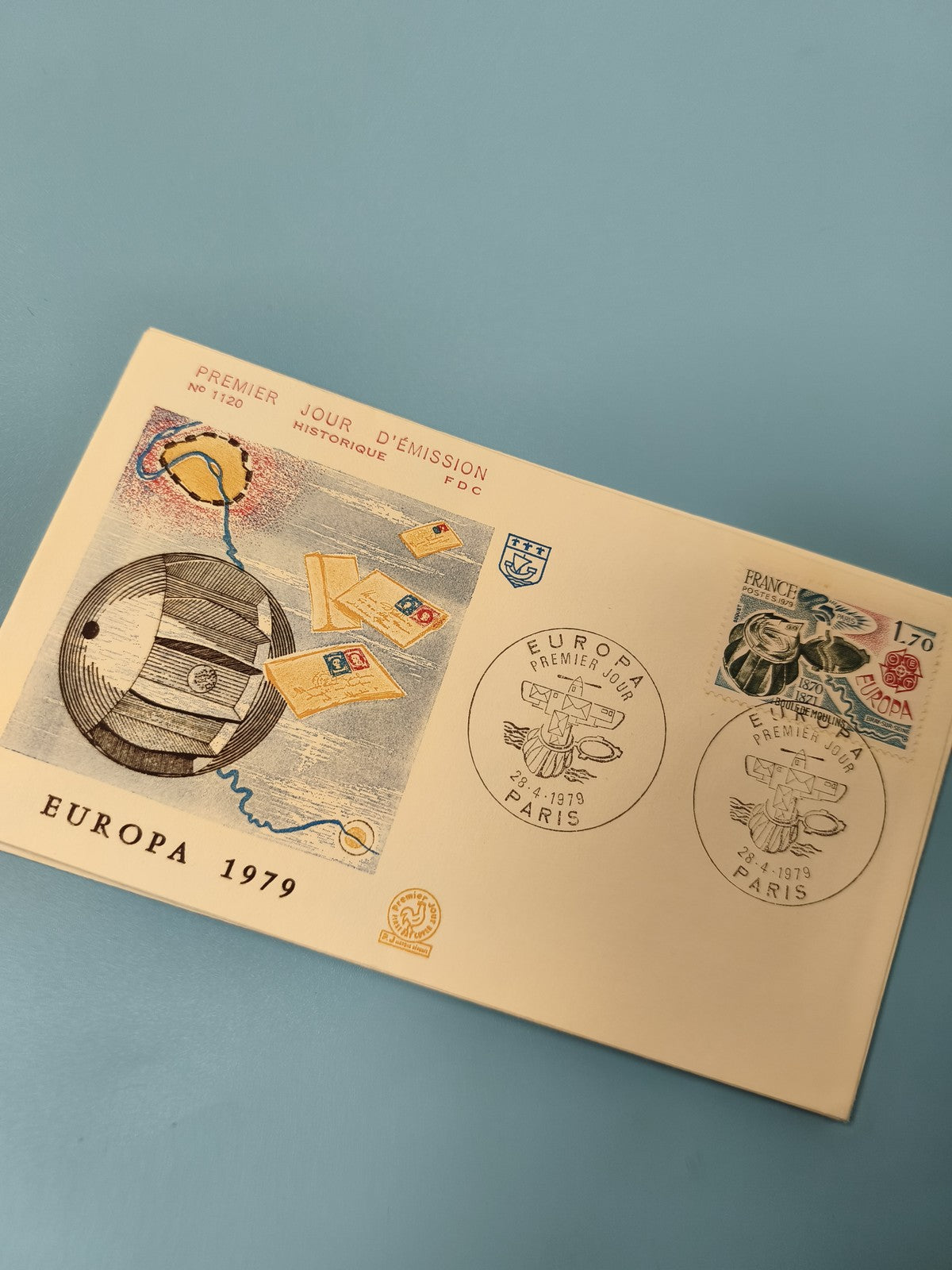 Enveloppe FDC Europa 1979 Premier Jour d?Émission timbrée Paris Ref 11