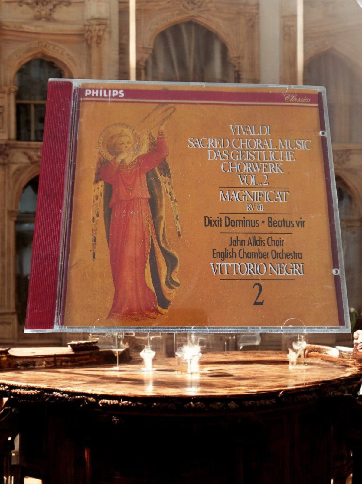 CD Philips Vivaldi Sacred Choral Music Vol.2 Classics Vintage - Negri