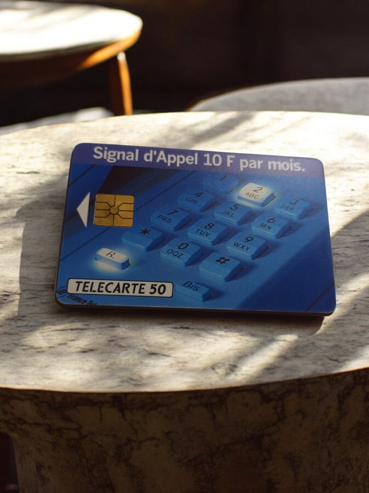 Télécarte 50 unités vintage puce Signal d’Appel 10F carte téléphonique ancienne