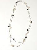 Collier fantaisie rétro ancien, bijou vintage élégant pour collection ou cadeau