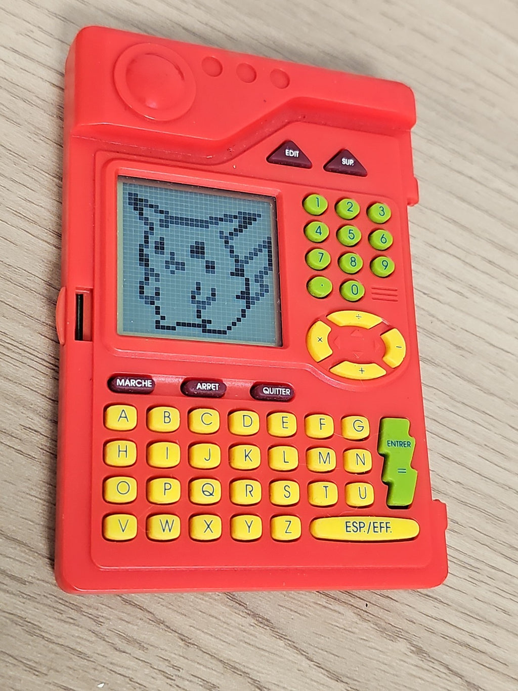 Vintage Pokédex électronique rouge Nintendo jouet rétro Pokémon collection