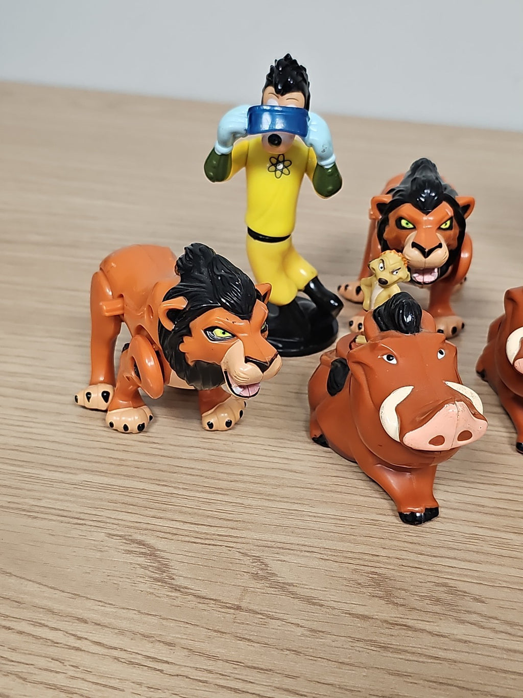 Lot figurines vintage Disney Roi Lion Jungle Book rétro jouets personnages