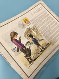 Feuillet philatélique Poulbot Le Titi Parisien France avec illustration colorée