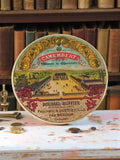 Étiquette fromagère ancienne Camembert Roussel Ruffier Manoir Quetieville vintag