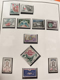 Timbres Monaco thématiques Croix-Rouge Grand Prix Europa 1963 Scolatex philatéli