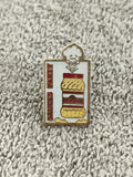 Pin's vintage Sauces Party Bénédicta chef, émaillé publicitaire ancien (Ref 2)