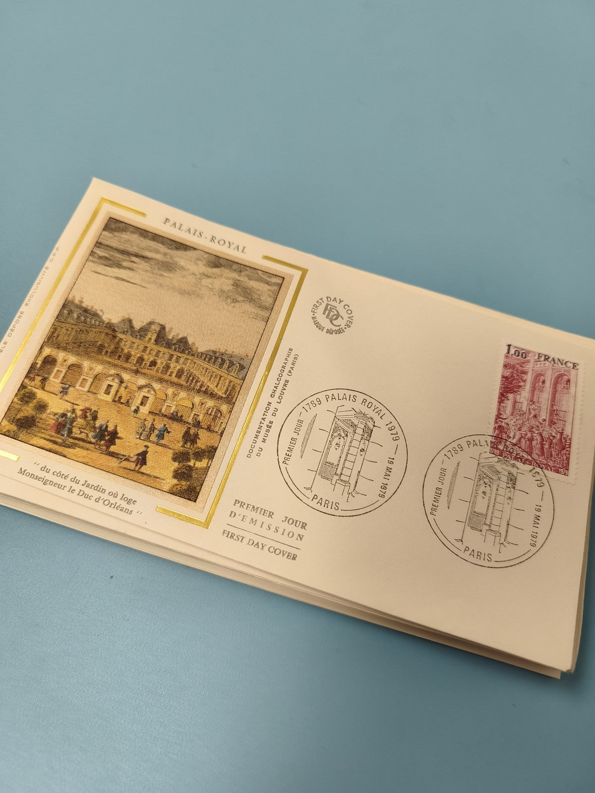 Enveloppe premier jour d?émission FDC Palais Royal timbre Paris