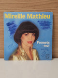 Vinyle 45 tours ancien Mireille Mathieu disque rétro collection chanson français