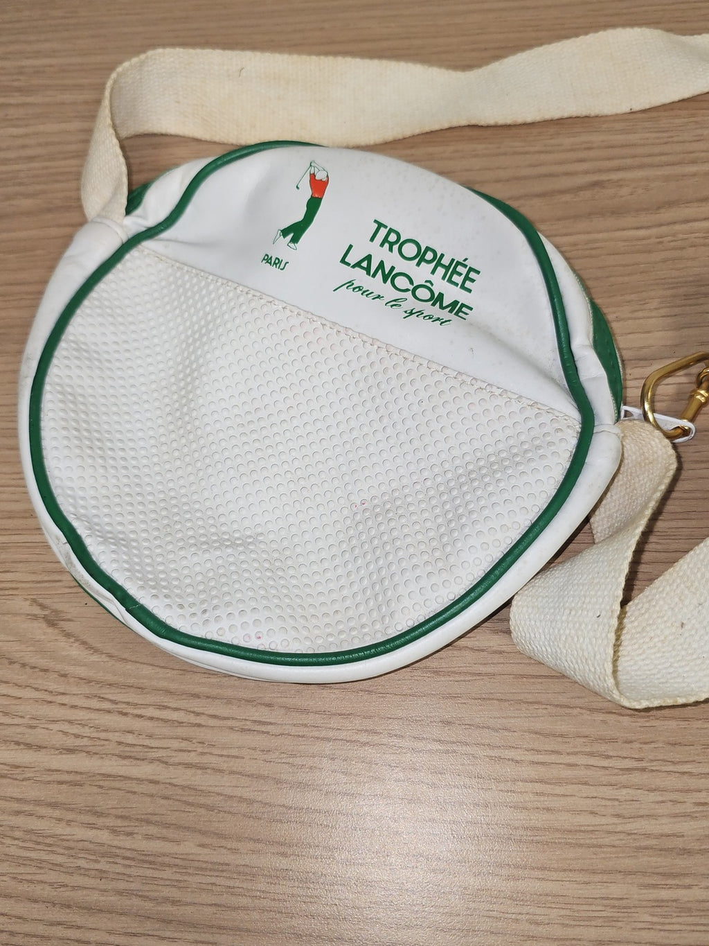 Sac bandoulière ancien vintage Lancôme trophée parfum, accessoire rétro rare