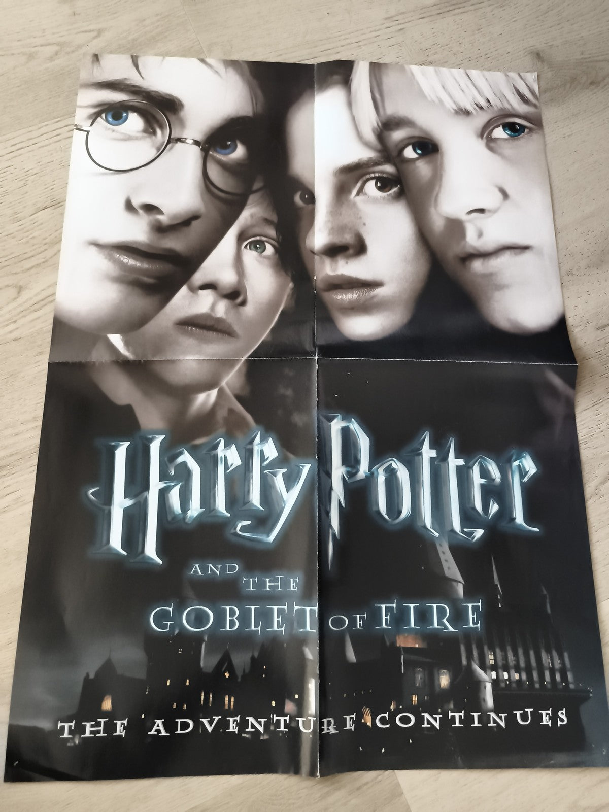Poster Harry Potter Goblet of Fire film affiche pliée personnages