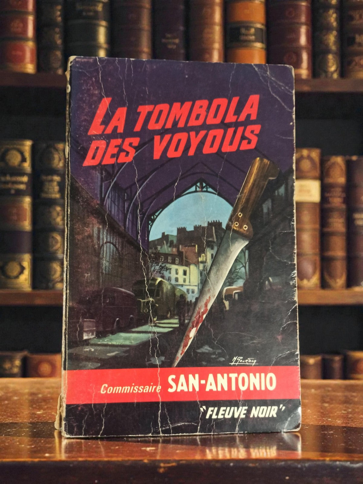 Vintage livre poche San-Antonio ancien commissaire polar rétro collection roman