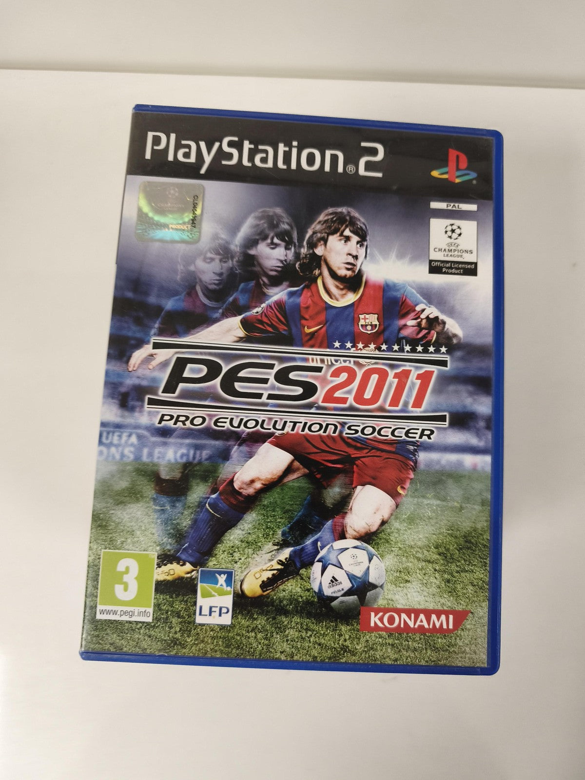 Boîtier seul pour PES 2011 PlayStation 2 ? Pochette vide officielle PS2 sans dis