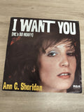 Vinyle 45T Ann C. Sheridan I Want You (He's So Heavy) RCA pochette photo