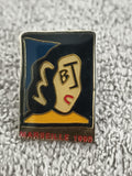 Pin's émaillé Marseille 1990 BTJ style cubiste vintage badge (Ref 5)