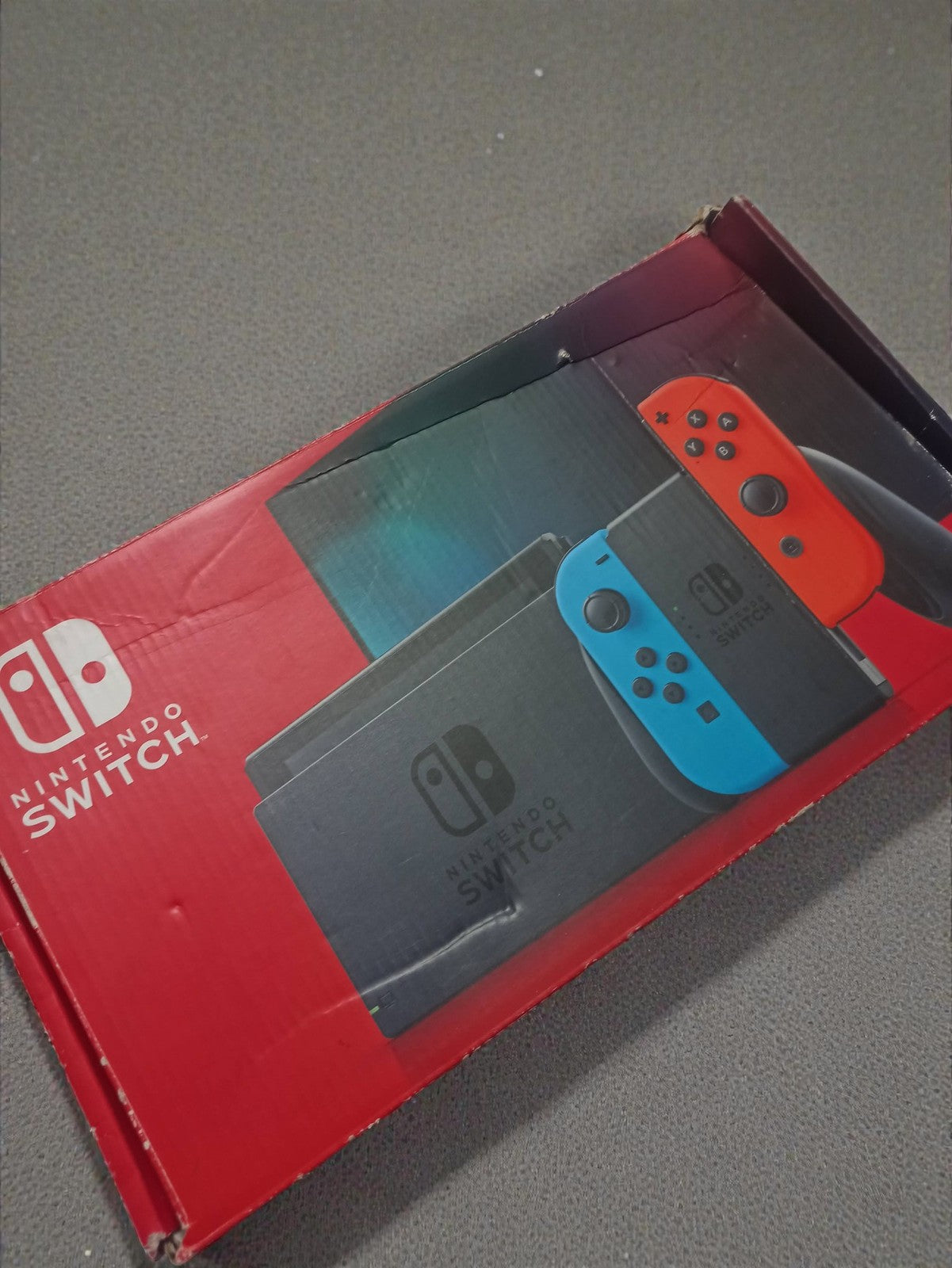 Boîte originale vide pour Nintendo Switch, emballage officiel console portable