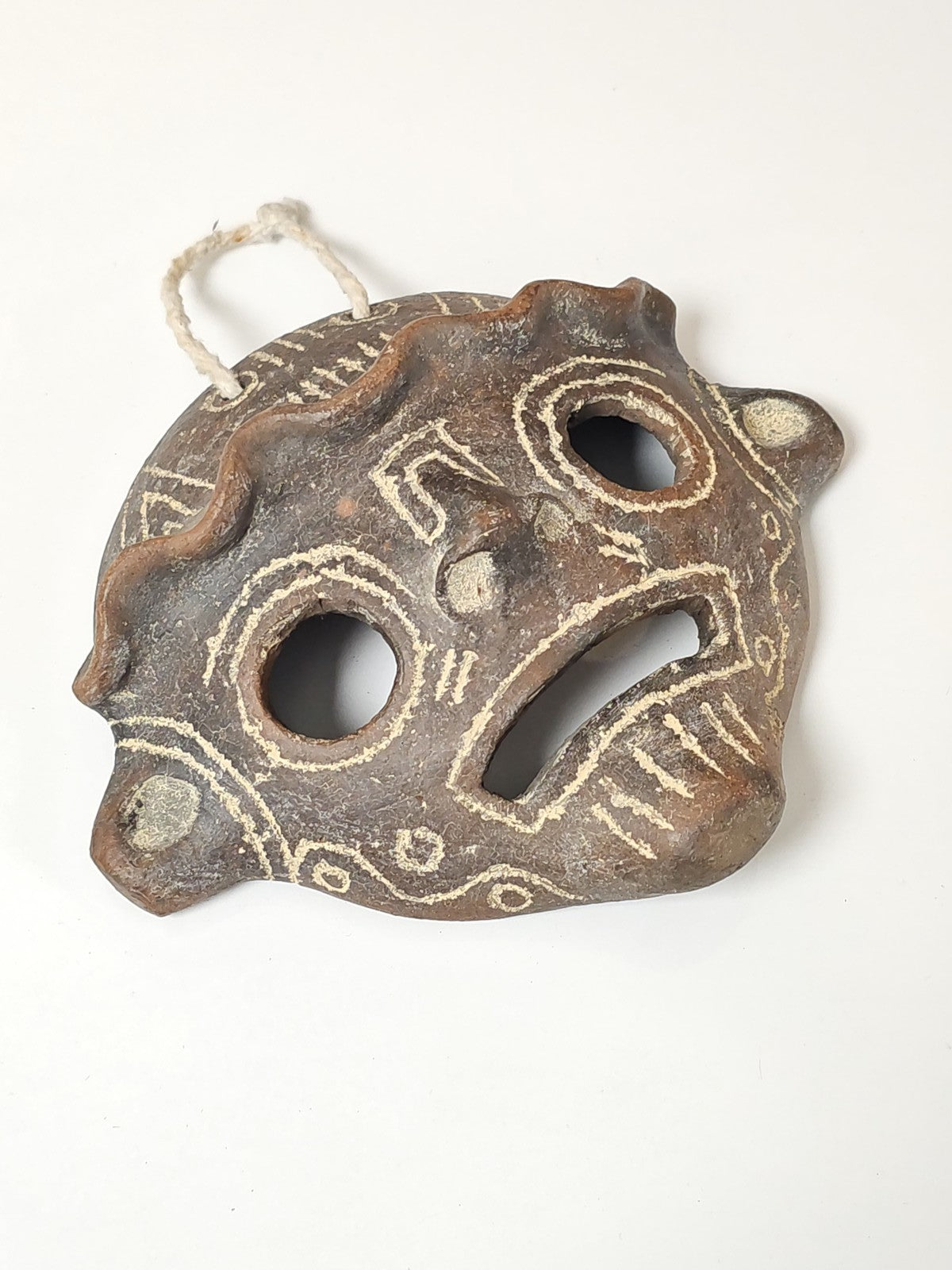 Masque ancien vintage Nicaragua art populaire Amérique centrale collection ethno