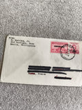 Lettre affranchie Philippines 1939 timbres Commonwealth oblitérés Manille philat