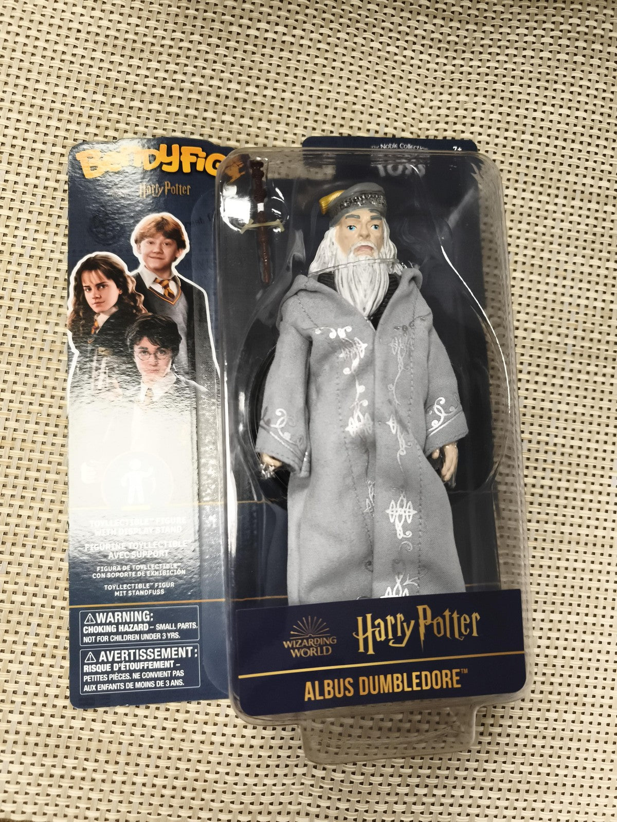 Figurine Harry Potter Albus Dumbledore Buddyfig Wizarding World vêtement tissu