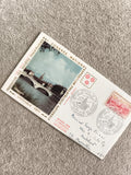 Lettre Premier Jour Congrès Philatélique Grenoble 1971 cachet FDC timbre France