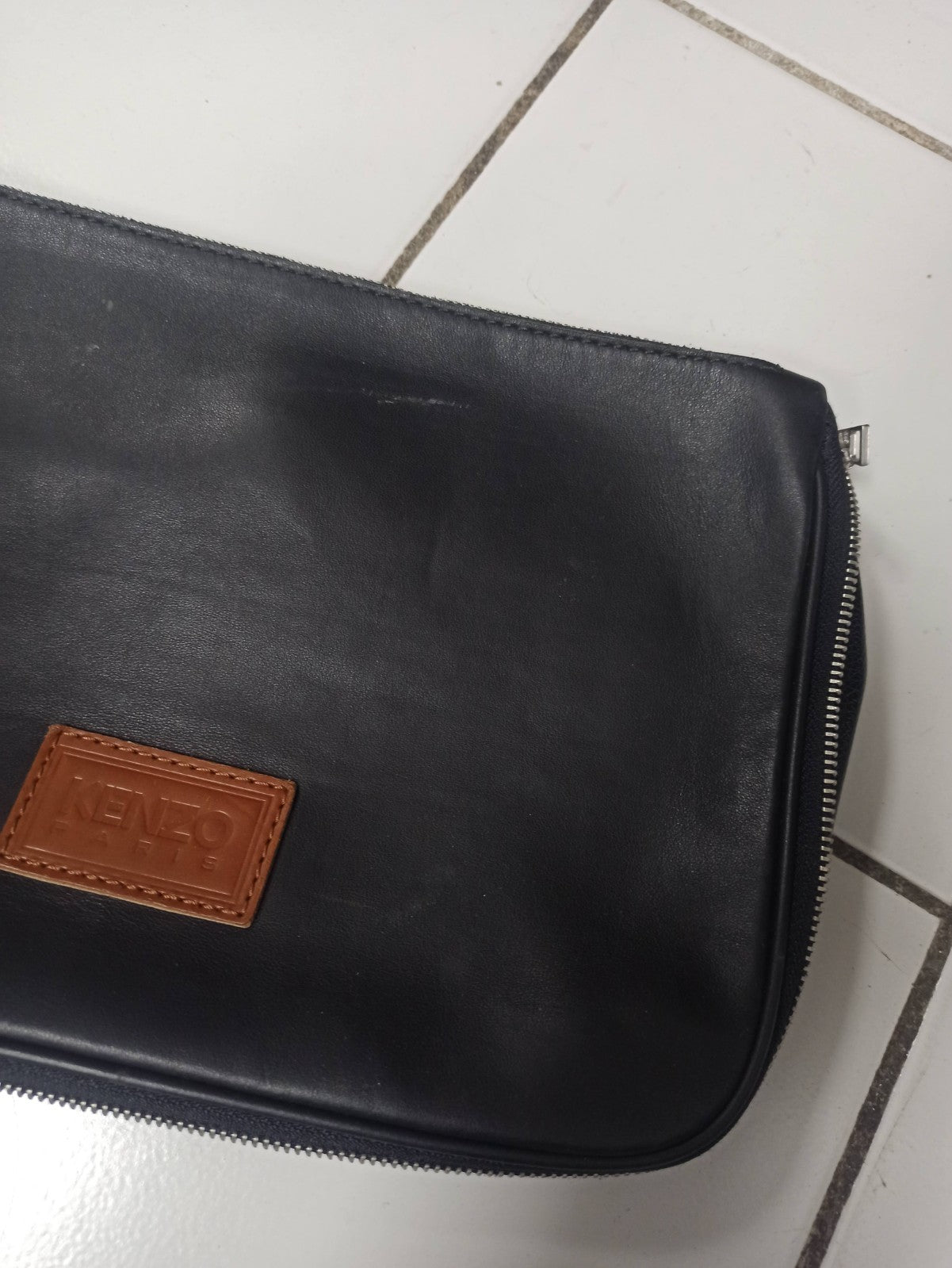 Sac trousse Kenzo Paris Cuir