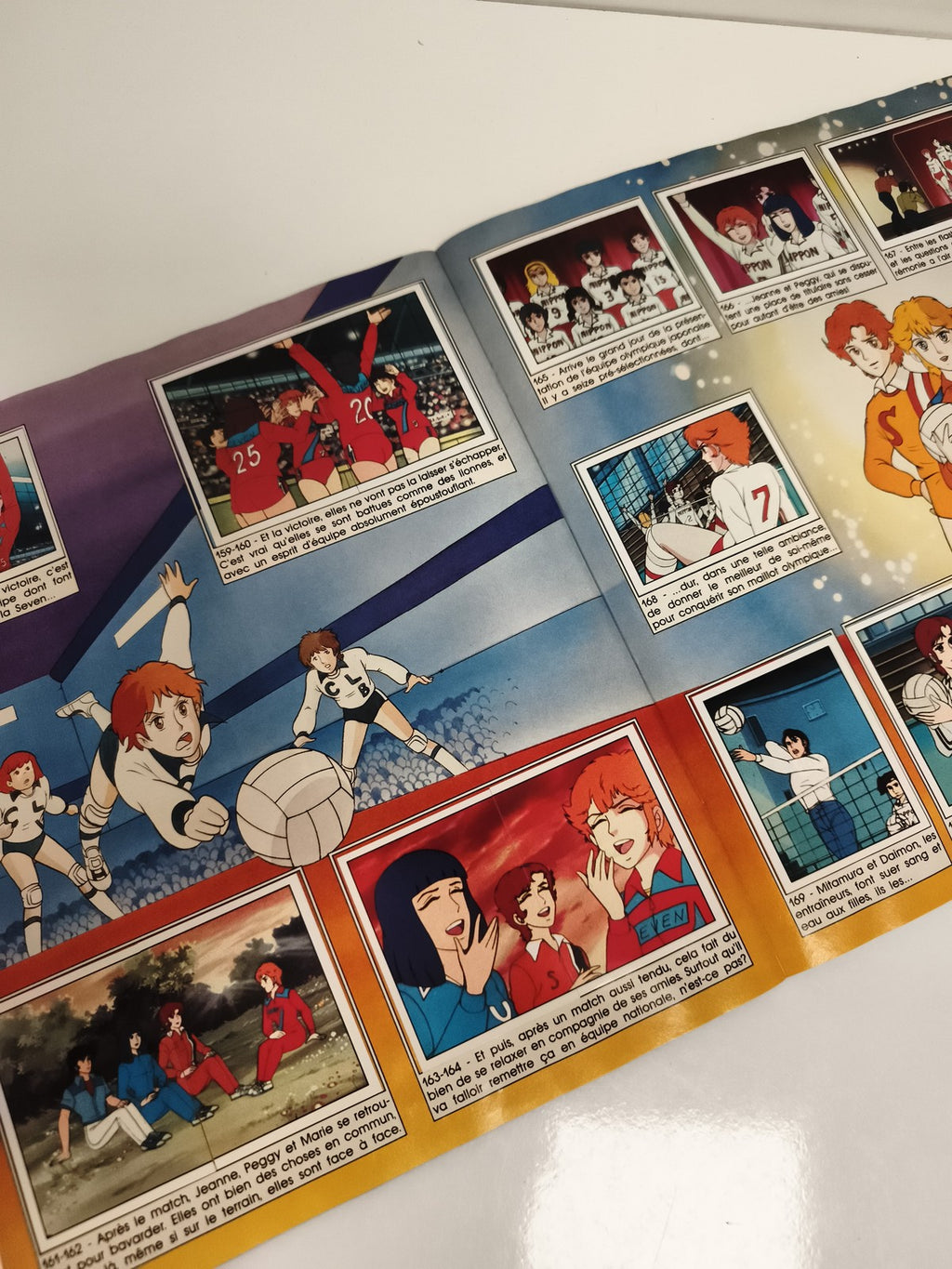 Album Panini vintage Jeanne et Serge complet manga volley rétro années 80