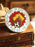 Pin's vintage football Ring of Fire Challenge 1993 Phoenix Fire S.C. émaillé