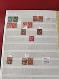 Lot de timbres français oblitérés divers formats et couleurs (support non inclus