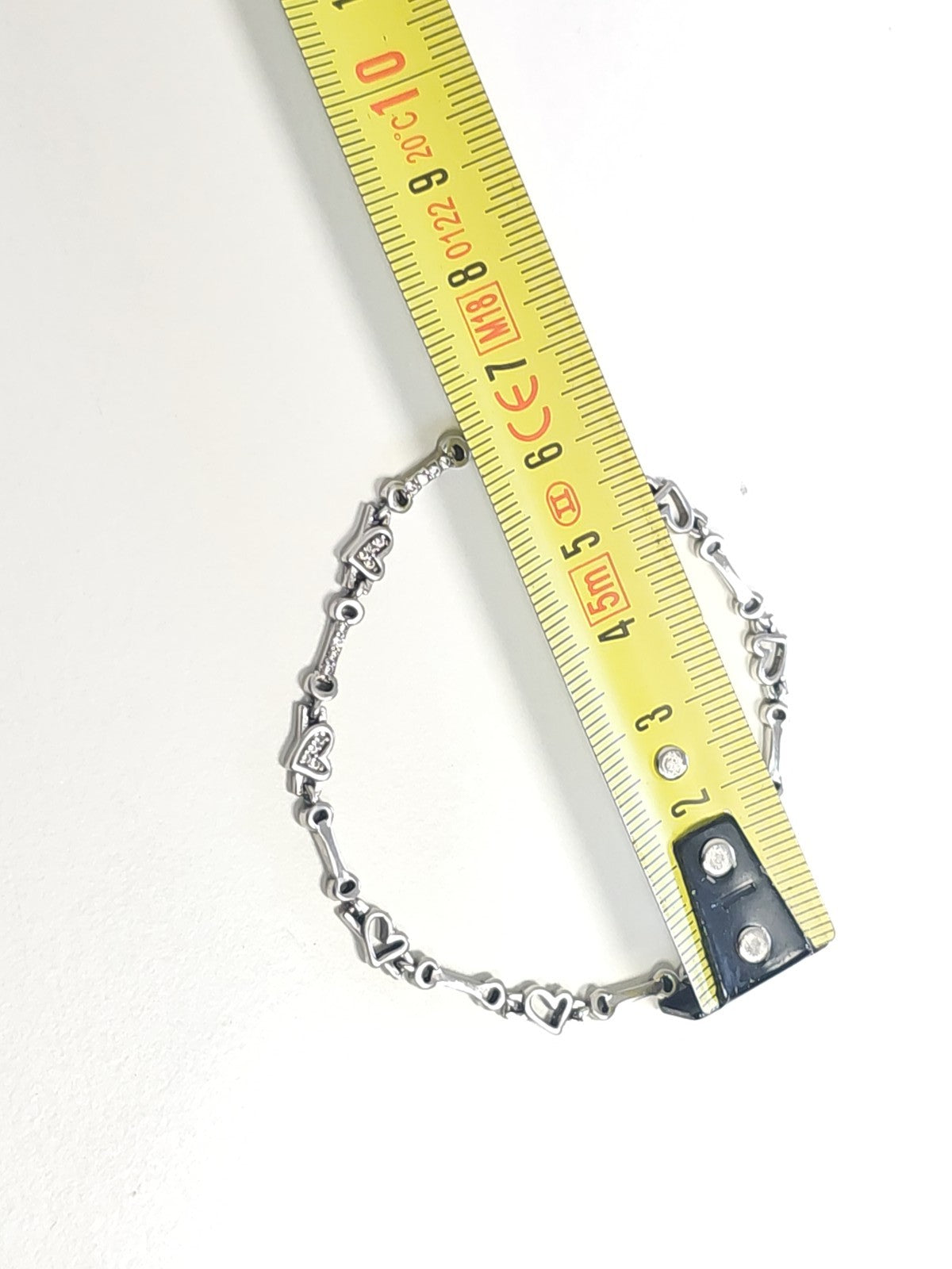 Bracelet ancien en argent massif 5,9g vintage bijou collection rétro authentique